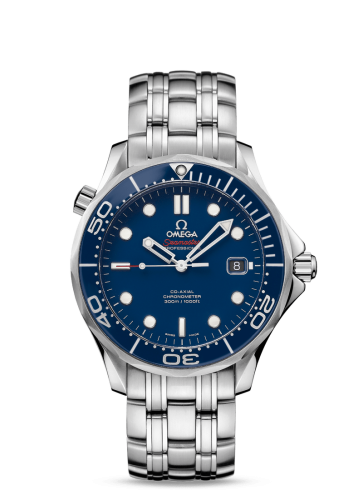 Omega Seamaster Diver 300M Co-Axial 41 Stainless Steel / Blue / Bracelet / Ceramic